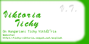 viktoria tichy business card
